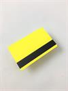 PVC card - yellow with Magnetstibe